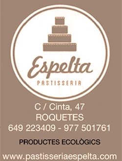 "Cartell publicitari empresa Espelta Pastisseria"