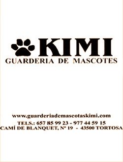 "Cartell publicitari empresa Kimi Guarderia de mascotes"
